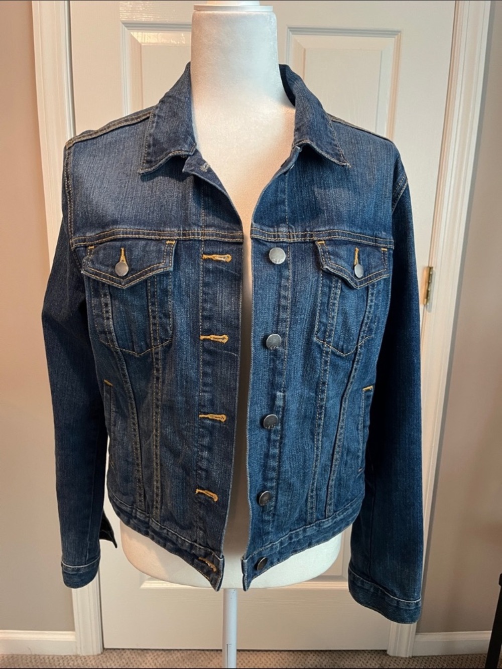 GAP Dark Blue Denim Jacket for Women